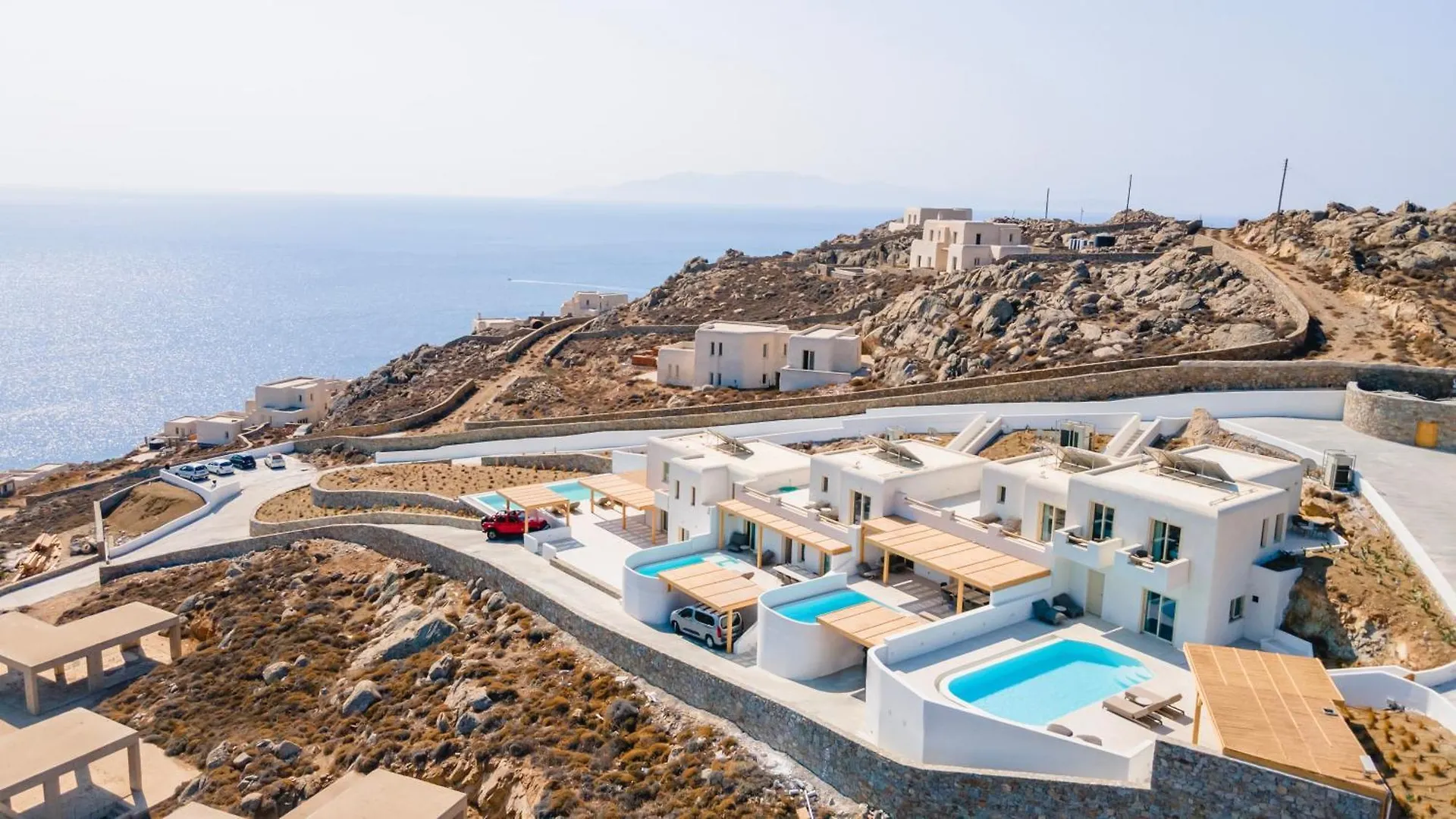 Villa Vibe A - Heated Pool Option - Mg Villas Mykonos Town Grécia