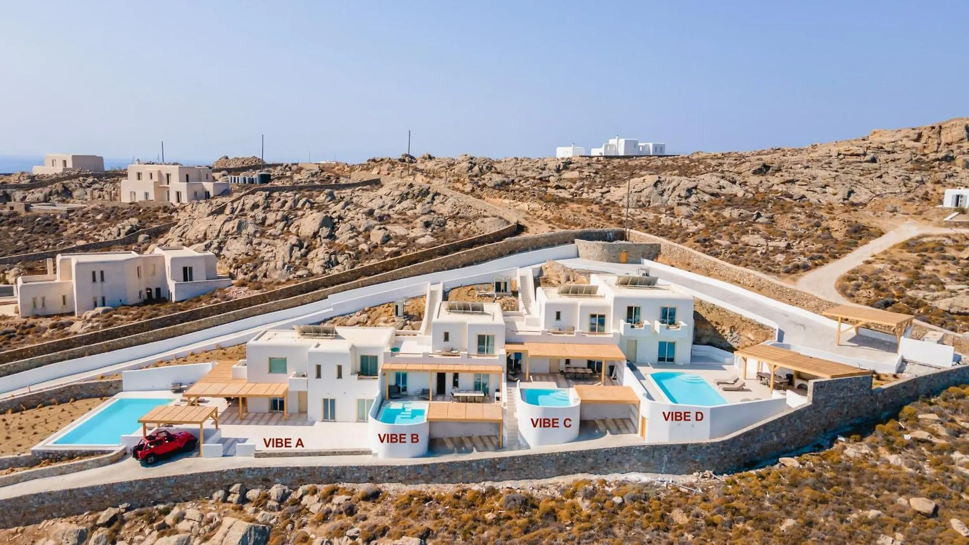 Villa Vibe A - Heated Pool Option - Mg Villas Mykonos Town